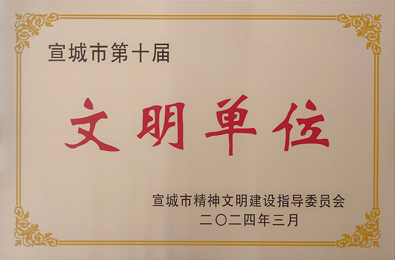宣城市第十屆文明單位